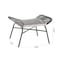 Manhattan Comfort Ashland 3-Piece Patio Conversation Set with Foot Ottomans in Cream OD-CV023-CR - alternate 7